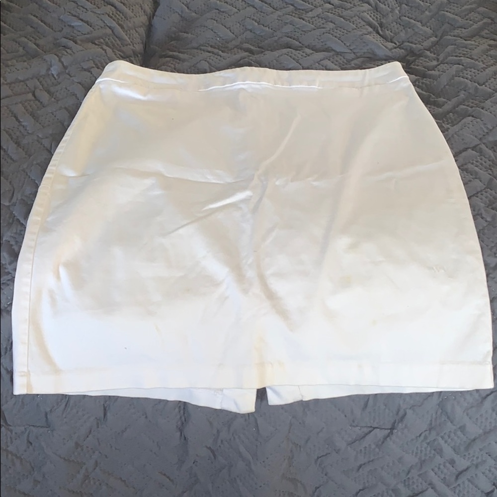 NY&C White Stretch Pencil Skirt